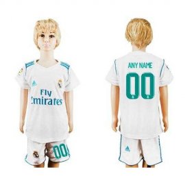 Real Madrid Personalized Home Kid Soccer Club Jersey