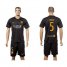 Barcelona #5 Sergio Black Soccer Club Jersey