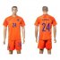 Holland #24 Vermeer Home Soccer Country Jersey