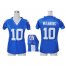 Nike New York Giants #10 Eli Manning Royal Blue Team Color Draft Him Name & Number Top Womens Stitched NFL Elite Jersey