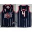 Houston Rockets 4 Charles Barkley Blue Hardwood Classics Revolution 30 NBA Jerseys Cheap