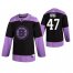 Adidas Boston Bruins #47 Torey Krug Mens Black Hockey Fights Cancer Practice NHL Jersey
