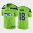 Seattle Seahawks #18 Freddie Swain Green Mens Nike Big Team Logo Vapor Limited NFL Jersey