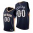 Nike Pelicans CustomMens 2021-22 75th Diamond Anniversary NBA Jersey Navy