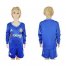 Chelsea Blank Home Long Sleeves Kid Soccer Club Jersey