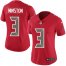 Nike Tampa Bay Buccaneers #3 Jameis Winston Red Womens Stitched NFL Limited Rush Jersey