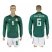 Mexico #6 J.DOS SANTOS Home 2018 FIFA World Cup Long Sleeve Soccer Jersey
