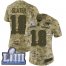 Nike New England Patriots #18 Matt Slater Camo Super Bowl LIII Bound Womens Stitched NFL Limited 2018 Salute to Service Jersey