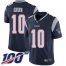 Nike New England Patriots #10 Josh Gordon Navy Blue Team Color Mens Stitched NFL 100th Season Vapor Limited Jersey