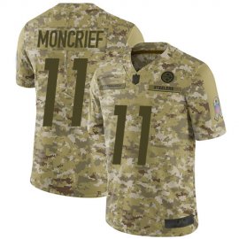 Nike Pittsburgh Steelers #11 Donte Moncrief Camo Mens Stitched NFL Limited 2018 Salute To Service Jersey