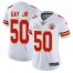 Nike Kansas City Chiefs #50 Willie Gay Jr. White Womens Super Bowl LV Bound Stitched NFL Vapor Untouchable Limited Jersey