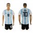 Argentina #10 MESSI Home 2018 FIFA World Cup Soccer Jersey