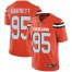 Nike Cleveland Browns #95 Myles Garrett Orange Alternate Mens Stitched NFL Vapor Untouchable Limited Jersey