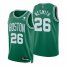 Nike Boston Celtics #26 Aaron Nesmith Green Mens 2021-22 NBA 75th Anniversary Diamond Swingman Jersey – Icon Edition Mens