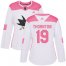 Adidas San Jose Sharks #19 Joe Thornton White/Pink Authentic Fashion Womens Stitched NHL Jersey