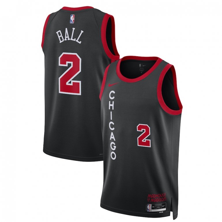 Lonzo Ball Chicago Bulls Nike Unisex 2023/24 Swingman Jersey – Black – City Edition Lonzo Ball Chicago Bulls Nike Unisex 2023/24 Swingman Jersey – Black – City Edition