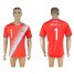 Costa Rica #1 Navas K. Home Soccer Country Jersey