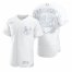 New York Yankees #42 Jackie Robinson Mens Nike Platinum MLB MVP Limited Player Edition Jersey