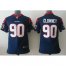 Nike Houston Texans #90 Jadeveon Clowney Navy Blue Team Color Youth Stitched NFL Elite Jersey
