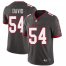 Tampa Bay Buccaneers #54 Lavonte David Mens Nike Pewter Alternate Vapor Limited Jersey