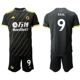 Wolves #9 Raul Away Soccer Club Jersey