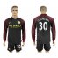 Manchester City #30 Otamendi Away Long Sleeves Soccer Club Jersey