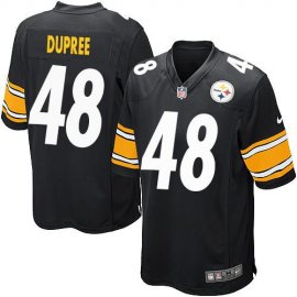 Nike Pittsburgh Steelers #48 Bud Dupree Black Team Color Youth Stitched NFL Elite Jersey