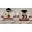 Chicago Blackhawks #30 ED Belfour Cream Heavyweight Pullover Hoodie Stitched NHL Jersey