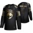 Adidas Florida Panthers #11 Jonathan Huberdeau Mens 2019 Black Golden Edition Authentic Stitched NHL Jersey