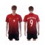 Turkey #9 Hakan Sukur Home Soccer Country Jersey