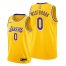 Russell Westbrook Los Angeles Lakers Swingman Jersey