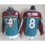 Anaheim Ducks #8 Teemu Selanne Red/Turquoise CCM Throwback Stitched NHL Jersey