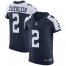 Nike Dallas Cowboys #2 Greg Zuerlein Navy Blue Thanksgiving Mens Stitched NFL Vapor Untouchable Throwback Elite Jersey