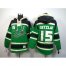 Anaheim Ducks #15 Ryan Getzlaf Green St. Patricks Day McNary Lace Hoodie Stitched NHL Jersey