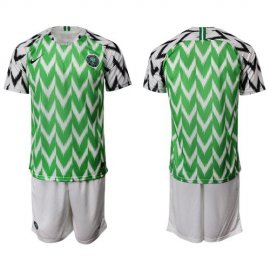 Nigeria Blank Home Soccer Country Jersey