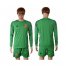 Spain Blank Green Goalkeeper Long Sleeves Soccer Country Jersey