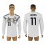 Germany #11 WERNER Home 2018 FIFA World Cup Long Sleeve Thailand Soccer Jersey