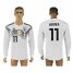 Germany #11 WERNER Home 2018 FIFA World Cup Long Sleeve Thailand Soccer Jersey