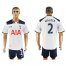 Tottenham Hotspur #2 Walker White Home Soccer Club Jersey
