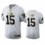 Carolina Carolina Panthers #15 Chris Hogan Mens Nike White Golden Edition Vapor Limited NFL 100 Jersey