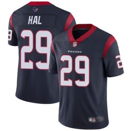 Nike Houston Texans #29 Andre Hal Navy Blue Team Color Mens Stitched NFL Vapor Untouchable Limited Jersey