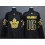 Adidas Toronto Maple Leafs #16 Mitchell Marner Black/Gold Authentic Stitched NHL Jersey