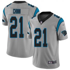 Nike Carolina Panthers #21 Jeremy Chinn Silver Youth Stitched NFL Limited Inverted Legend Jersey