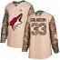 Adidas Arizona Coyotes #33 Alex Goligoski Camo Authentic 2017 Veterans Day Stitched NHL Jersey