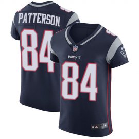 Nike New England Patriots #84 Cordarrelle Patterson Navy Blue Team Color Mens Stitched NFL Vapor Untouchable Elite Jersey