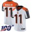 Nike Cincinnati Bengals #11 John Ross III White Mens Stitched NFL 100th Season Vapor Limited Jersey
