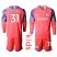 Manchester City #31 Ederson M. Pink Goalkeeper Long Sleeves Kid Soccer Club Jersey