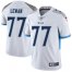 Nike Tennessee Titans #77 Taylor Lewan White Mens Stitched NFL Vapor Untouchable Limited Jersey
