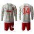 Juventus #14 Matuidi Away Long Sleeves Soccer Club Jersey