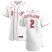 Cincinnati Reds #2 Nick Castellanos Mens Nike White Home 2020 Authentic Player MLB Jersey